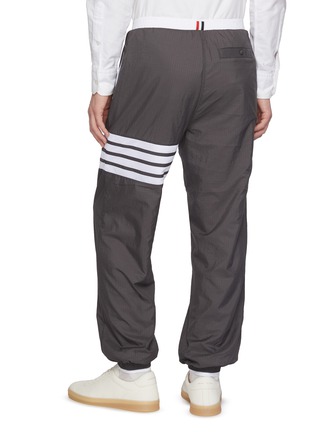 Back View - Click To Enlarge - THOM BROWNE - 4 Bar Track Pants