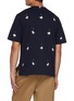 Back View - Click To Enlarge - THOM BROWNE - Geese Embroidered Cotton T-Shirt
