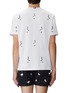 Detail View - Click To Enlarge - THOM BROWNE - All Over Embroidered Geese T-Shirt