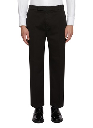 Main View - Click To Enlarge - THOM BROWNE - Straight Leg Cotton Chino Pants