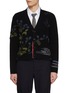 Main View - Click To Enlarge - THOM BROWNE - Geese Habitat Intarsia Wool Cardigan