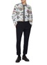Figure View - Click To Enlarge - THOM BROWNE - Scenic Geese Print Armband Cotton Shirt