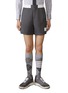 Detail View - Click To Enlarge - THOM BROWNE - Elasticated Waist Shorts