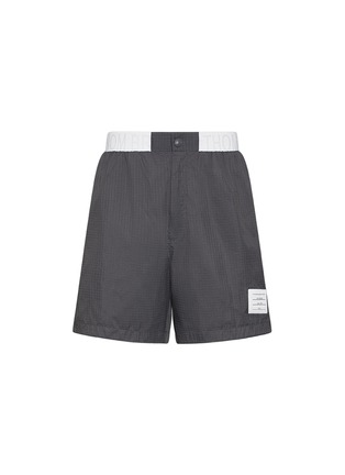 Main View - Click To Enlarge Main View - Click To Enlarge - THOM BROWNE - Elasticated Waist Shorts