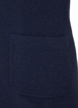  - THOM BROWNE - Single Breasted Cotton Wool Cashmere Sack Jacket