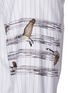  - THOM BROWNE - Geese Embroidered Pinstripe Cotton Oxford Shirt