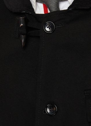  - THOM BROWNE - Flap Pocket Single Breasted Cotton Blazer