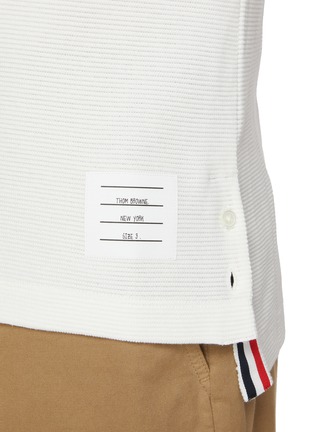  - THOM BROWNE - Cotton Waffle T-shirt