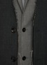  - THOM BROWNE - Deconstructed Raw Seam Wool Coat