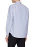 Back View - Click To Enlarge - THOM BROWNE - Round Collar Cotton Oxford Shirt