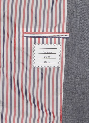  - THOM BROWNE - School Uniform Chain And Blanket Stitch Degradé Wool Blend Blazer