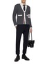 Figure View - Click To Enlarge - THOM BROWNE - Baby Cable Stitch 4-Bar Cashmere Cardigan