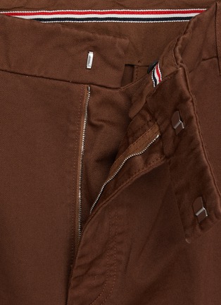  - THOM BROWNE - Straight Leg Cotton Chinos
