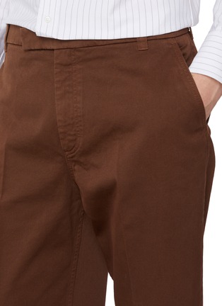  - THOM BROWNE - Straight Leg Cotton Chinos