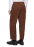 Back View - Click To Enlarge - THOM BROWNE - Straight Leg Cotton Chinos