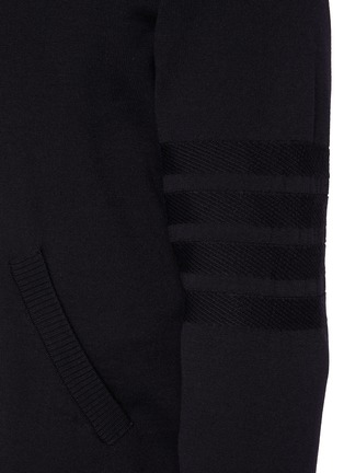  - THOM BROWNE - Tonal 4 Bar Zip Up Cardigan