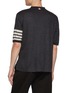 Back View - Click To Enlarge - THOM BROWNE - 4 Bar Wool T-Shirt