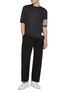 Figure View - Click To Enlarge - THOM BROWNE - 4 Bar Wool T-Shirt