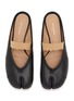 Detail View - Click To Enlarge - MAISON MARGIELA - Tabi Elastic Band Leather Mules