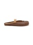 Main View - Click To Enlarge - MAISON MARGIELA - Tabi Elastic Band Leather Mules