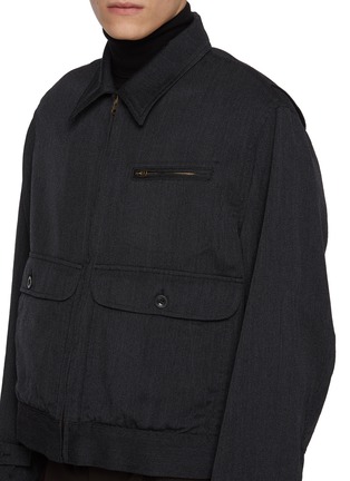  - MAISON MARGIELA - Flap Pocket Wool Twill Jacket