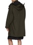 Back View - Click To Enlarge - MAISON MARGIELA - Hooded Cotton Blend Twill Sports Parka Coat