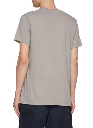 Back View - Click To Enlarge - MAISON MARGIELA - I Am A Fan Cotton T-Shirt