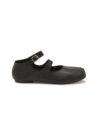 Main View - Click To Enlarge - MAISON MARGIELA - Tabi Double Strap Leather Mary Janes
