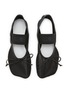 Detail View - Click To Enlarge - MM6 MAISON MARGIELA - Elastic Logo Band Mesh Flats