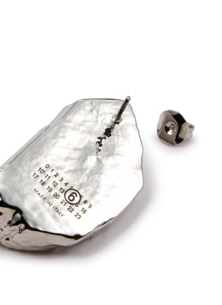 Detail View - Click To Enlarge - MM6 MAISON MARGIELA - Rock Shaped Earrings