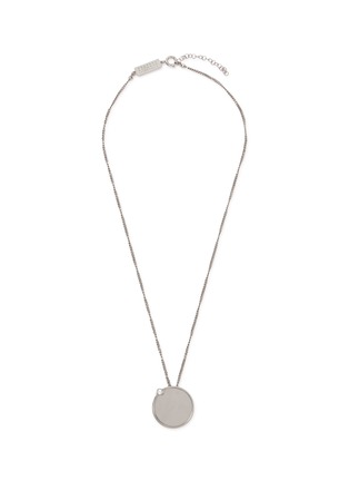 Main View - Click To Enlarge - MM6 MAISON MARGIELA - Mirror Glass Brass Necklace