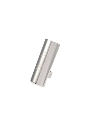 Detail View - Click To Enlarge - MM6 MAISON MARGIELA - Engraved Numeric Metal Ring
