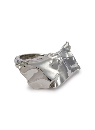 Main View - Click To Enlarge - MM6 MAISON MARGIELA - Sculptural Metal Ring