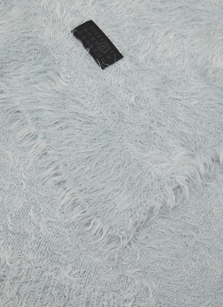 Detail View - Click To Enlarge - MM6 MAISON MARGIELA - Numeric Textile Knit Scarf