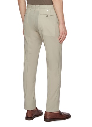Back View - Click To Enlarge - PT TORINO - Garment Dyed Superlight Wool Pants