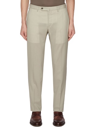 Main View - Click To Enlarge - PT TORINO - Garment Dyed Superlight Wool Pants