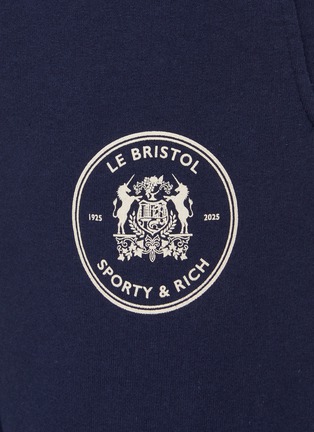  - SPORTY & RICH - X Le Bristol Paris Crest 100th Cotton Sweatpants