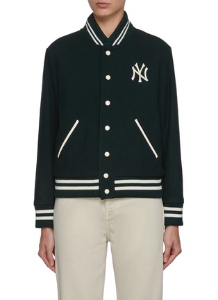 Main View - Click To Enlarge - SPORTY & RICH - Yankees Serif Varsity Jacket