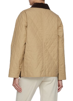 Back View - Click To Enlarge - SPORTY & RICH - Crest Seal 100th Quilted Jacket