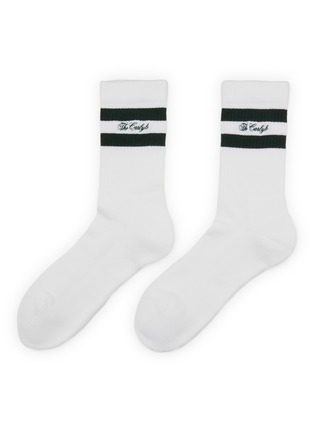 Main View - Click To Enlarge - SPORTY & RICH - The Carlyle Script Socks