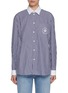 Main View - Click To Enlarge - SPORTY & RICH - Bristol Crest 100th Oversized Shirt