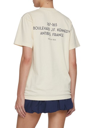 Back View - Click To Enlarge - SPORTY & RICH - Eden Crest Kennedy T-shirt