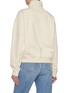 Back View - Click To Enlarge - SPORTY & RICH - Crest Seal Faubourg Quarter Zip Sweatshirt
