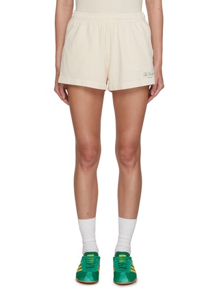 Main View - Click To Enlarge - SPORTY & RICH - X The Carlyle Script Cotton Disco Short