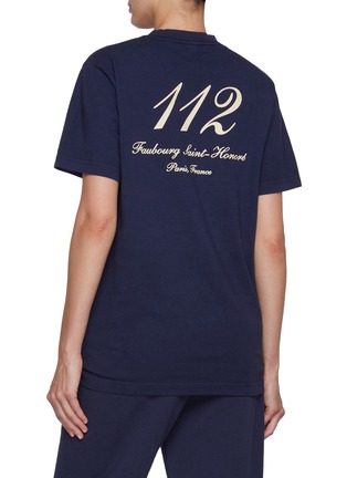 Back View - Click To Enlarge - SPORTY & RICH - X Le Bristol Paris Faubourg Cotton T-Shirt