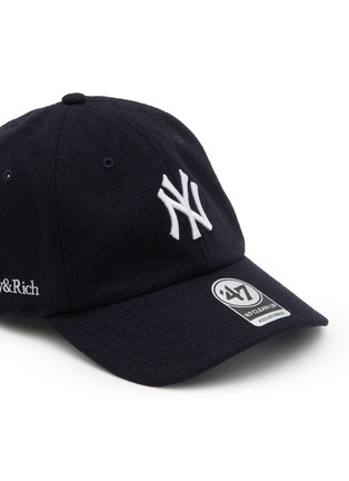 Detail View - Click To Enlarge - SPORTY & RICH - NY Yankees Wool Blend Baseball Cap