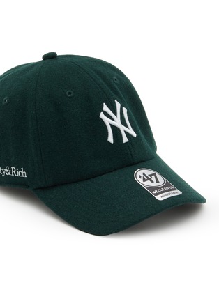Detail View - Click To Enlarge - SPORTY & RICH - NY Yankees Wool Blend Baseball Cap