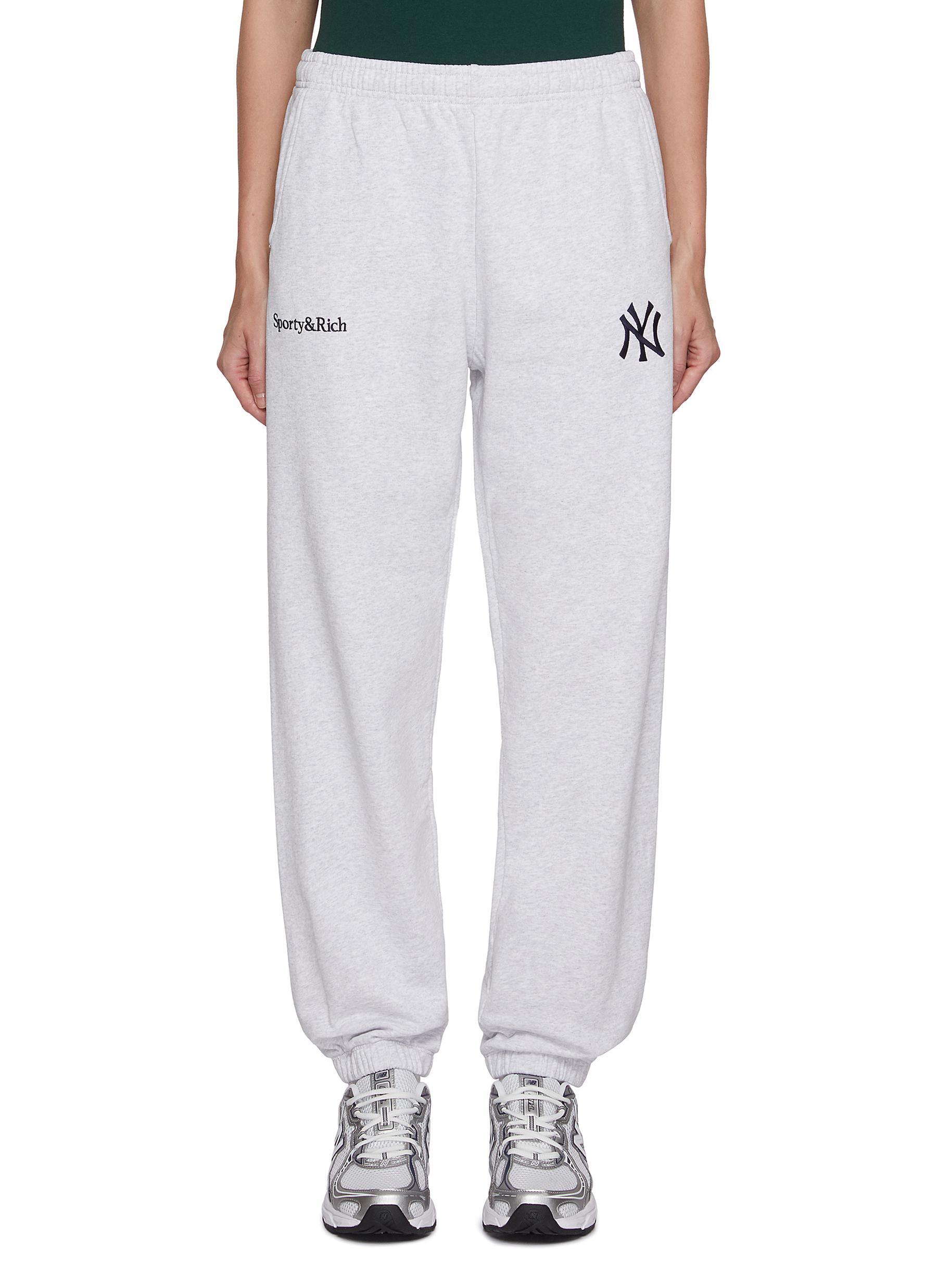 NEW【Sporty＆Rich for '47＆The New York Yankees】Sweatpant SPORTY & RICH + '47 & The New York Yankees embroidered