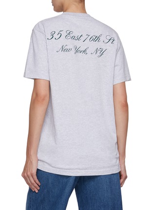 Back View - Click To Enlarge - SPORTY & RICH - X The Carlyle Cotton Souvenir T-Shirt