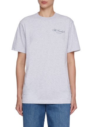 Main View - Click To Enlarge - SPORTY & RICH - X The Carlyle Cotton Souvenir T-Shirt